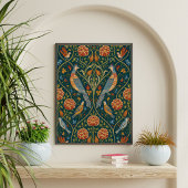 William Morris Muster | Vintage botanische Kunst Poster
