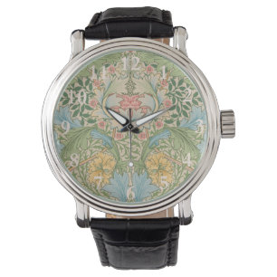 William Morris Myrtenblüten Blumen Botanik Armbanduhr