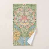 William Morris Myrtle Blume Floral Botanical Badhandtuch Set (Handtuch)
