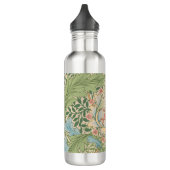 William Morris Myrtle Blume Floral Botanical Edelstahlflasche (Links)