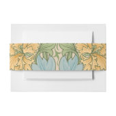 William Morris Myrtle Blume Floral Botanical Einladungsbanderole (Vorderseite Beispiel)
