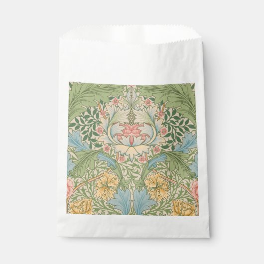 William Morris Myrtle Blume Floral Botanical Geschenktütchen (Vorderseite)