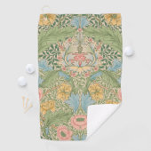 William Morris Myrtle Blume Floral Botanical Golfhandtuch (Insitu)