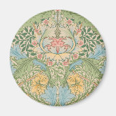 William Morris Myrtle Blume Floral Botanical Magnet (Vorne)