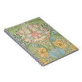 William Morris Myrtle Blume Floral Botanical Notizblock (Rechte Seite)
