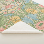 William Morris Myrtle Blume Floral Botanical Sherpadecke (3/4)