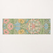 William Morris Myrtle Blume Floral Botanical Yogamatte (Rückseite (Horizontal))