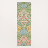 William Morris Myrtle Blume Floral Botanical Yogamatte (Rückseite)