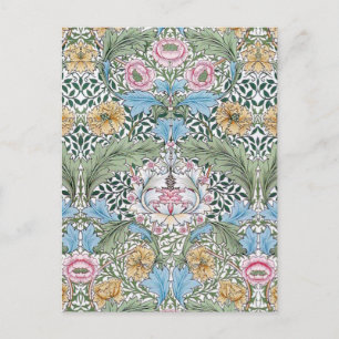 William Morris Myrtle Floral Pattern Postcard Postkarte