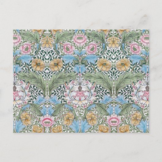 William Morris Myrtle Floral Pattern Postcard Postkarte (Vorderseite)