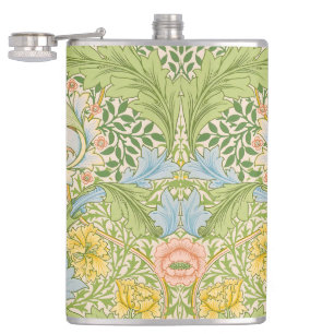 William Morris Myrtle Garden Floral Klassiker Flachmann
