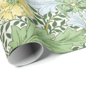 William Morris Myrtle Garden Floral Klassiker Geschenkpapier (Rolleneckpunkt)