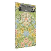 William Morris Myrtle Garden Floral Klassiker Mini Klemmbrett (Schrägansicht)