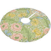 William Morris Myrtle Garden Floral Klassiker Polyester Weihnachtsbaumdecke (Schrägansicht)