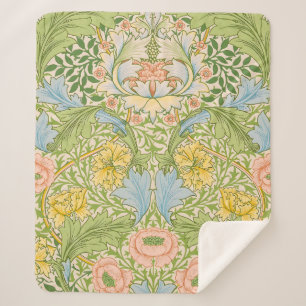 William Morris Myrtle Garden Floral Klassiker Sherpadecke