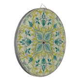 William Morris nahtloses Deckenmuster in Limetteng Dartscheibe (Vorderseite Links)