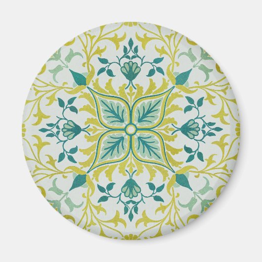 William Morris nahtloses Deckenmuster in Limetteng Magnet (Vorne)