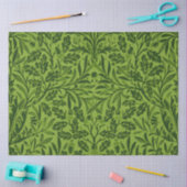 William Morris nahtloses grünes Eichenlaubmuster Seidenpapier (Basteln)