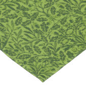 William Morris nahtloses grünes Eichenlaubmuster Tischdecke (Schrägansicht)