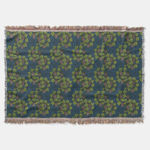 William Morris Nahtloses Weinreben Schwarz Muster Decke