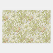 William Morris Narzisse Blumenmuster Klassiker Geschenkpapier Set (Vorderseite 3)