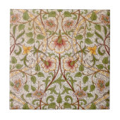 William Morris-Narzisse Fliese (Vorderseite)