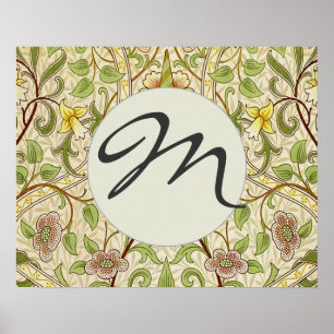William Morris Narzisse Klassische Blume Poster