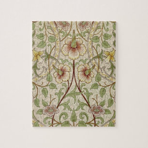 William Morris Narzisse Klassische Blume Puzzle