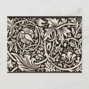 William Morris Narzissen Blumen Tapete Postkarte