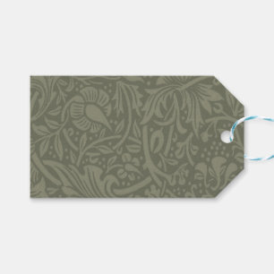 William Morris Narzissen Blumen Wallpaper Geschenkanhänger