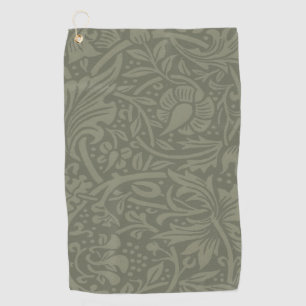 William Morris Narzissen Blumen Wallpaper Golfhandtuch