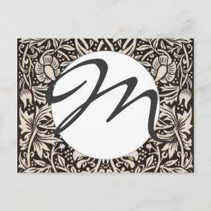 William Morris Narzissen Blumen Wallpaper Postkarte