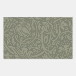 William Morris Narzissen Blumen Wallpaper Rechteckiger Aufkleber