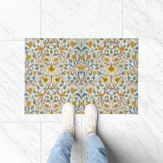 William Morris Narzissen-Blumenmuster Fußmatte (Indoor)