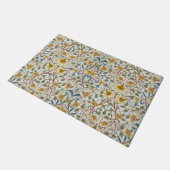 William Morris Narzissen-Blumenmuster Fußmatte (Schrägansicht)