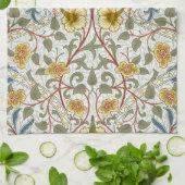 William Morris Narzissen-Blumenmuster Geschirrtuch (Gefaltet)