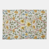William Morris Narzissen-Blumenmuster Geschirrtuch (Horizontal)