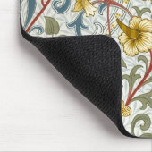William Morris Narzissen-Blumenmuster Mousepad (Ecke)