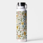 William Morris Narzissen-Blumenmuster Trinkflasche (Rückseite)