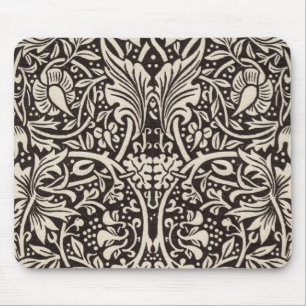 William Morris Narzissen-Blumentapetenmuster Mousepad