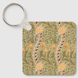 William Morris Narzissengarten-Blumen-Klassische B Schlüsselanhänger