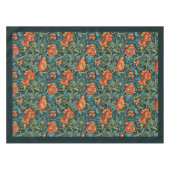 William Morris Nouveau Terracotta Pastellblau Salb Tischdecke (Vorderseite (Horizontal))