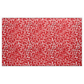 William Morris Oak Blätter, Deep Red and White Stoff (Yard (91,4 cm))