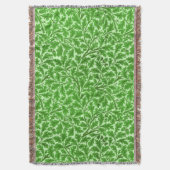 William Morris Oak Blätter, Emerald Green Decke (Vorderseite Vertikal)