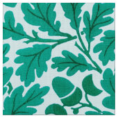 William Morris Oak Blätter, Türkis & Aqua   Stoff (Nahaufnahme)