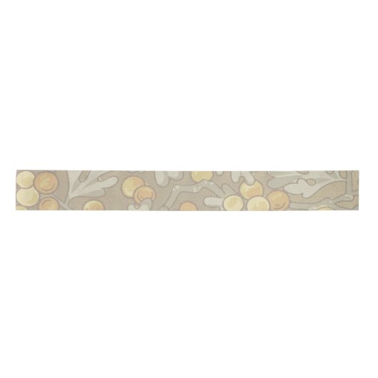 William Morris Oak und Acorn Satin Ribbon Satinband (Vorderseite)
