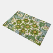 William Morris' Obstgarten-Muster Art Nouveau Fußmatte (Schrägansicht)