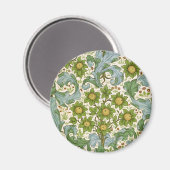William Morris' Obstgartenmuster Art Nouveau Magnet (Vorderseite/Rückseite)