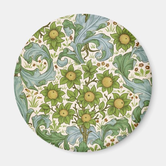 William Morris' Obstgartenmuster Art Nouveau Magnet (Vorne)