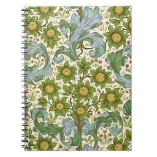 William Morris' Obstgartenmuster Art Nouveau Notizblock
